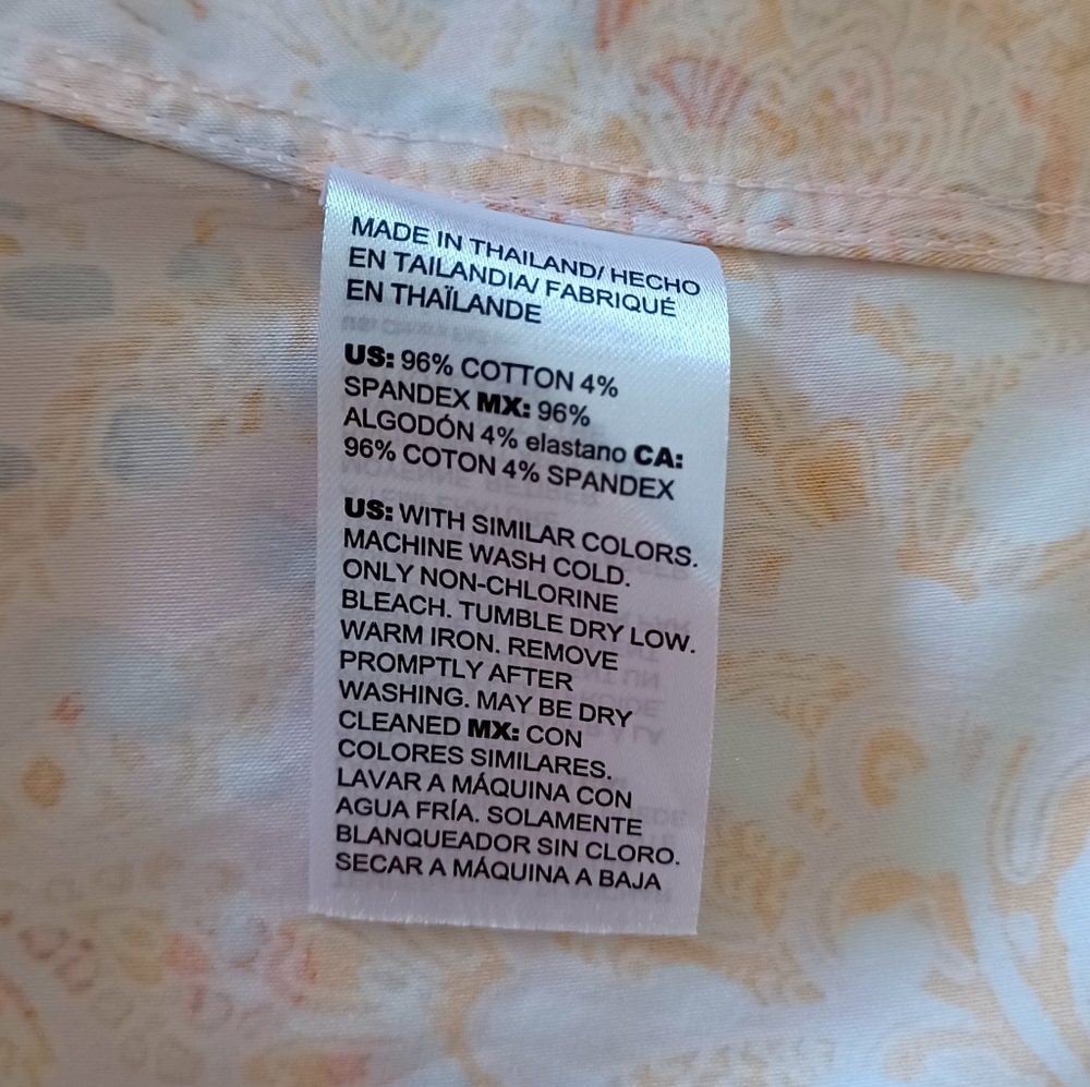 Chico's Cotton Shirt, size 1 - Picture 15 of 16